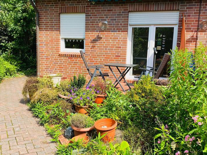Ferienwohnung für 2 Personen, mit Terrasse und Garten