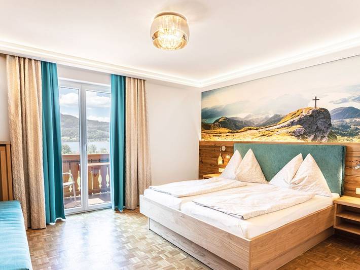 Ferienwohnung für 5 Personen, mit Balkon und Garten sowie Seeblick in Steinbach am Attersee - 2