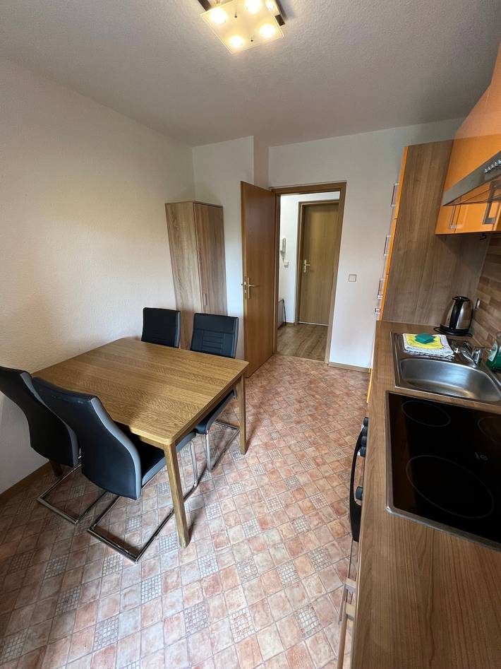 Entire apartment, Apartment "New Holiday Home for 2 Guests" with Shared Garden, Balcony & Wi-Fi in Oelsnitz/Erzgebirge, Ore Mountains