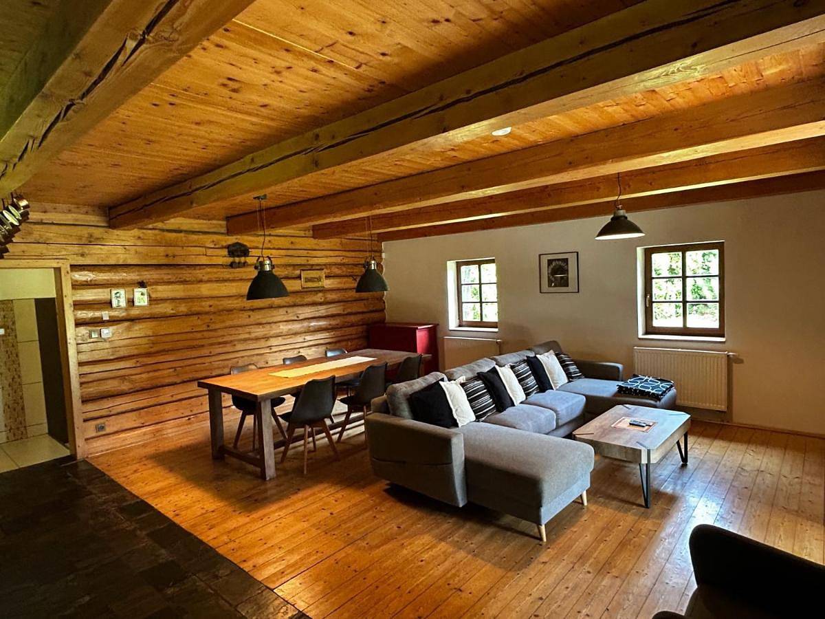 Log cabin in Czech-Saxon Switzerland in Böhmische Schweiz