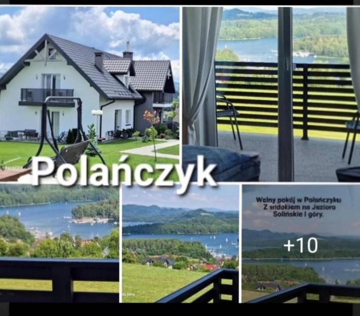 Apartament wakacyjny dla 2 osób, z widok i widok na jezioro oraz ogród w Solina