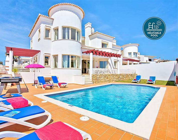 Villa para 14 pessoas, com Varanda e Terraço e ainda Jardim em Albufeira