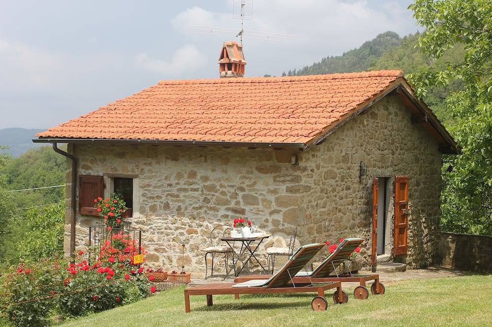 Tierfreundliches, gemütliches Ferienhaus + Pool in der Nähe von Florenz. Großartige Aussichten. Capannina sleeps2 in Londa, Florenz Provinz