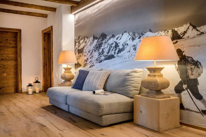 Chiemsee Chalet - Kuschel-Chalet-Suite  mit 40qm, Schlaf-/Wohnraum mit Küche und Bad mit Sauna in Frasdorf, Chiemsee