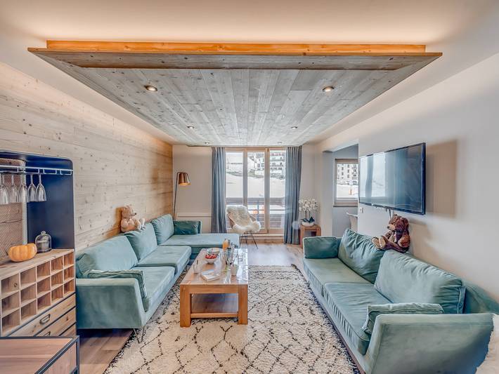 Ganze Wohnung, Renovierte Wohnung in Tignes - 8 Pers., 82m², WLAN Inklusive in Tignes, Vanoise-Massiv