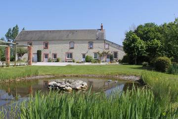 Cottage pour 3 personnes, avec jardin à Brucheville