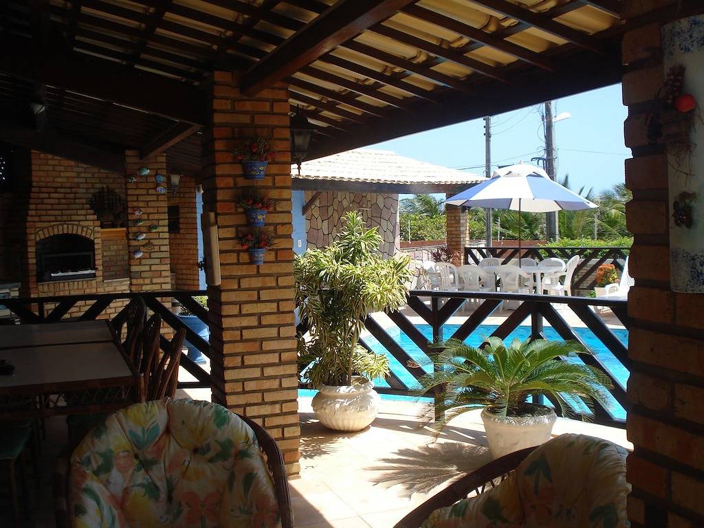 Nur 600 m vom Wasserpark Beach Park entfernt, Zimmer für 3 bis 6 Pers. in Aquiraz, Litoral Cearense