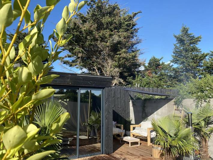 Lodge pour 2 personnes, avec jacuzzi et jardin