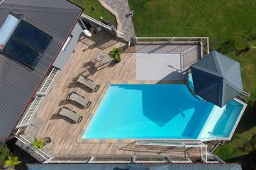 Gîte pour 2 personnes, avec jardin ainsi que bassin pour enfant et piscine à Lamentin (Guadeloupe)