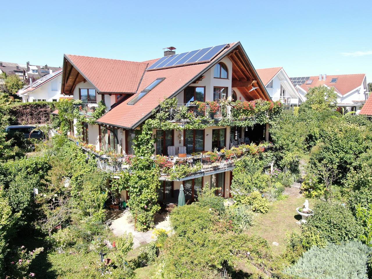 Ganze Wohnung, Ferienwohnung Reblaube Eg – private Terrasse und Wlan in Radolfzell, Radolfzell am Bodensee