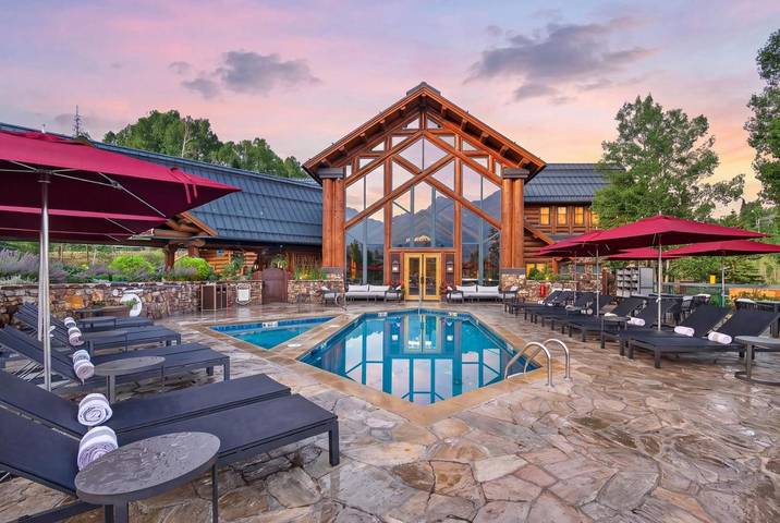 Lodge für 2 Personen, mit Terrasse und Whirlpool sowie Pool und Sauna, mit Haustier - 1