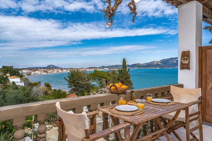 Vakantiewoning voor 3 personen, met tuin en uitzicht in Laganas