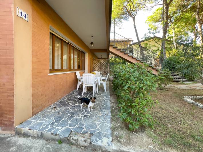 Ferienwohnung für 7 Personen, mit Ausblick und Garten, mit Haustier