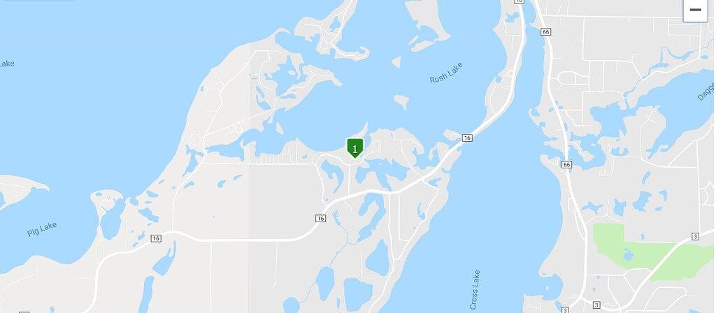 Luxuswasserhaus auf Weißfisch-Kette von Seen in Crosslake, Crow Wing County