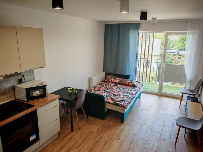 Apartament wakacyjny dla 4 osób, z widok i balkon w Tomaszów Mazowiecki