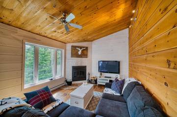 Maison de campagne pour 5 personnes, avec sauna ainsi que jacuzzi et jardin dans Saint Donat De Montcalm
