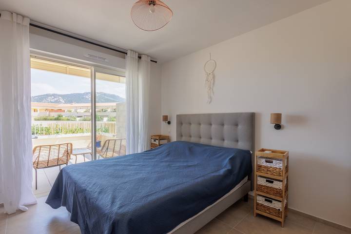 Apartamento entero, Le Palmier - Plage à 5 min, vue mer et montagne in Sant Ambroggio, Lumio