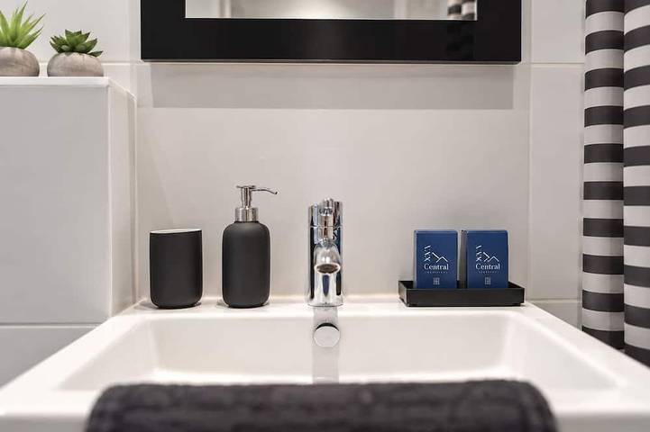 Entire apartment, Laax Central Holiday Apartment with Pool & Sauna in Laax Dorf, Laax
