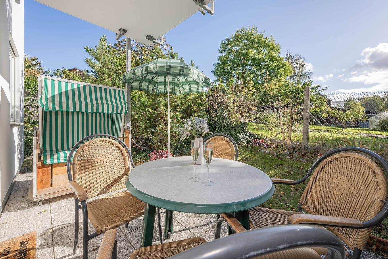 Appartement entier, Ostsee-Quartett - 21 - charmantes Domizil mit Terrasse in Zinnowitz, Usedomer Norden