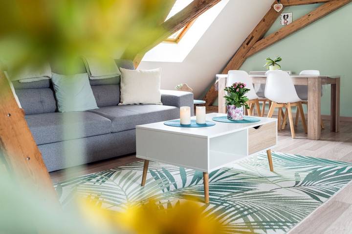 Ganze Wohnung, Geräumiges, modernes Apartment "Au Coeur De Notre Vallée" im Herzen von Munster in Münster im Elsass, Regionaler Naturpark Belchen der Vogesen