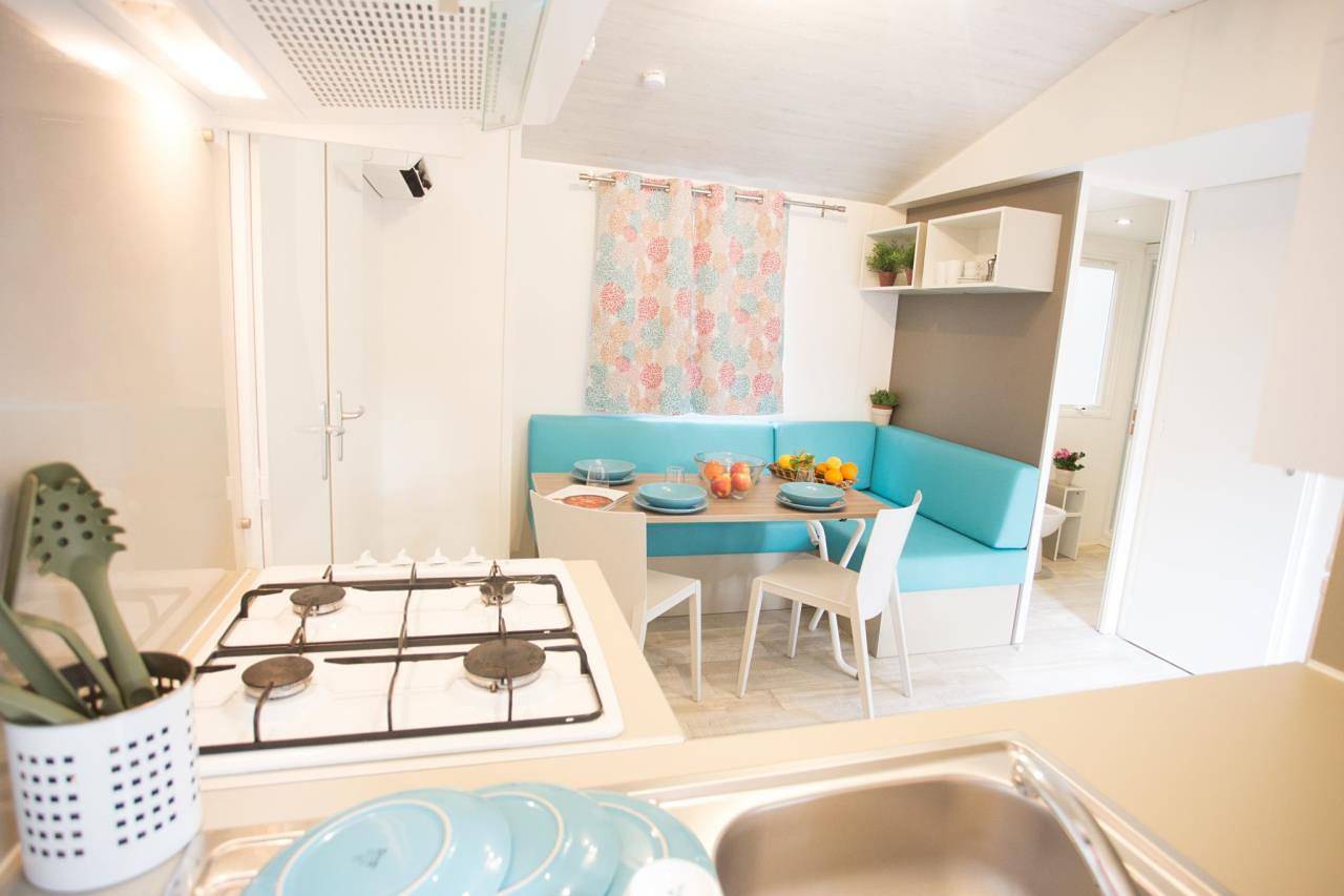 Feriendorf Marze Mobilehome Lodge Superior für 6 Personen in Grosseto, Grosseto Provinz