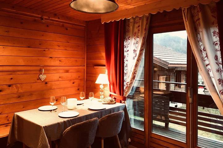 Chalet pour 4 personnes, avec jardin et balcon