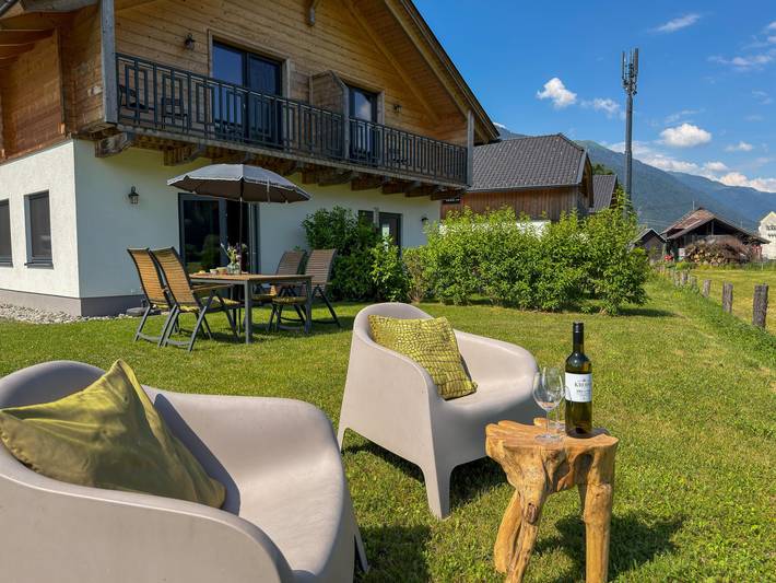 Ferienhaus für 4 Personen, mit Terrasse und Garten, mit Haustier