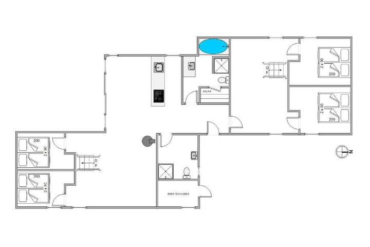 New luxury holiday home with games room and hot tub - electricity included in Blavand, Varde Region