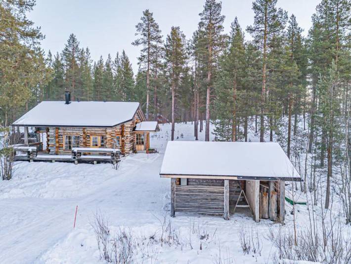 Log cabin for 8 people in Levi