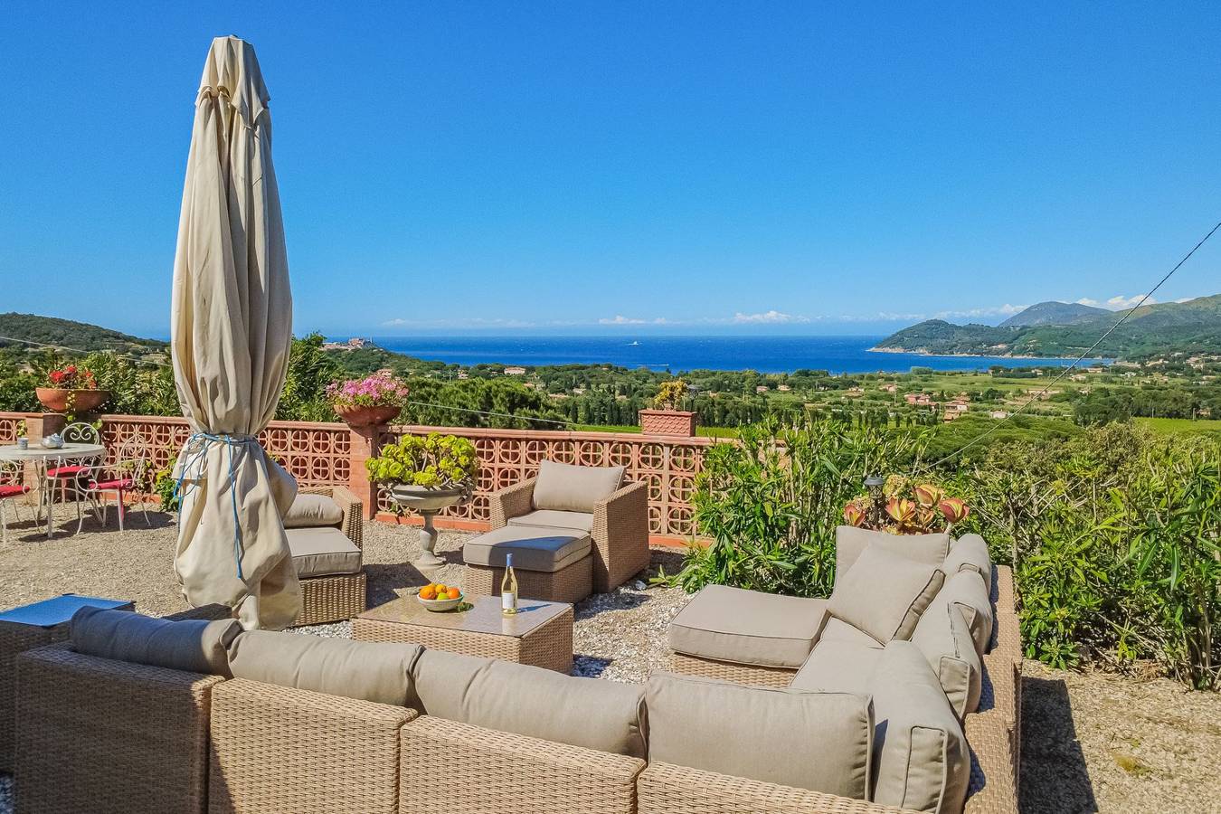 Villa für 10 Personen mit Garten in Acquabona, Elba