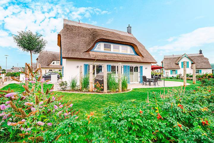 Ferienhaus für 8 Personen, mit Terrasse und Garten sowie Sauna