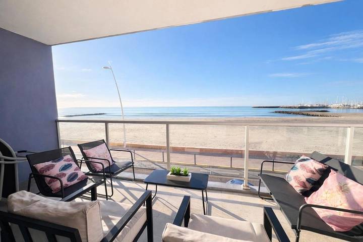 Gîte pour 6 personnes, avec vue et terrasse, animaux acceptés dans Plage Sarrail   Rive Gauche