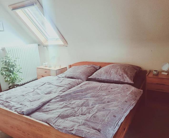 Ferienwohnung für 2 Personen, mit Balkon und Ausblick