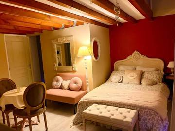 Gîte pour 3 personnes, avec terrasse et vue à Quincié-en-Beaujolais