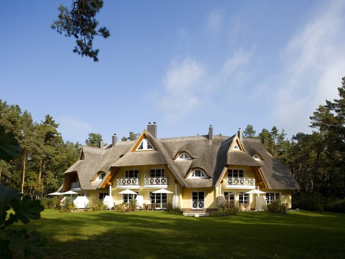 Ferienwohnung für 2 Personen, mit Terrasse und Pool sowie Sauna in Dierhagen