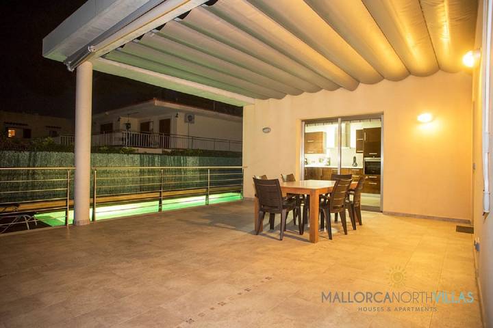 Finca mit Pool für 6 Personen, mit Terrasse in Playa de Muro - 4