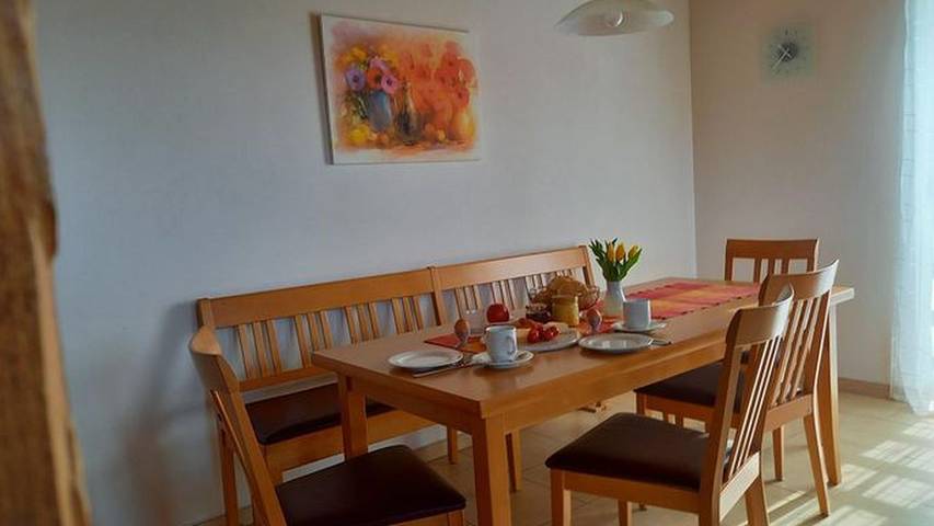 Ferienwohnung für 2 Personen, mit Garten und Pool sowie Balkon, kinderfreundlich - 1