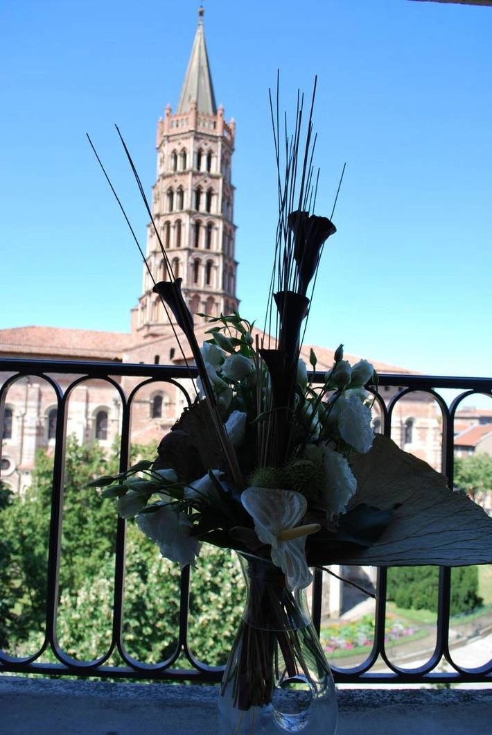 Hôtel pour 3 personnes, avec Balcon dans Basilique Saint-Sernin (Toulouse)
