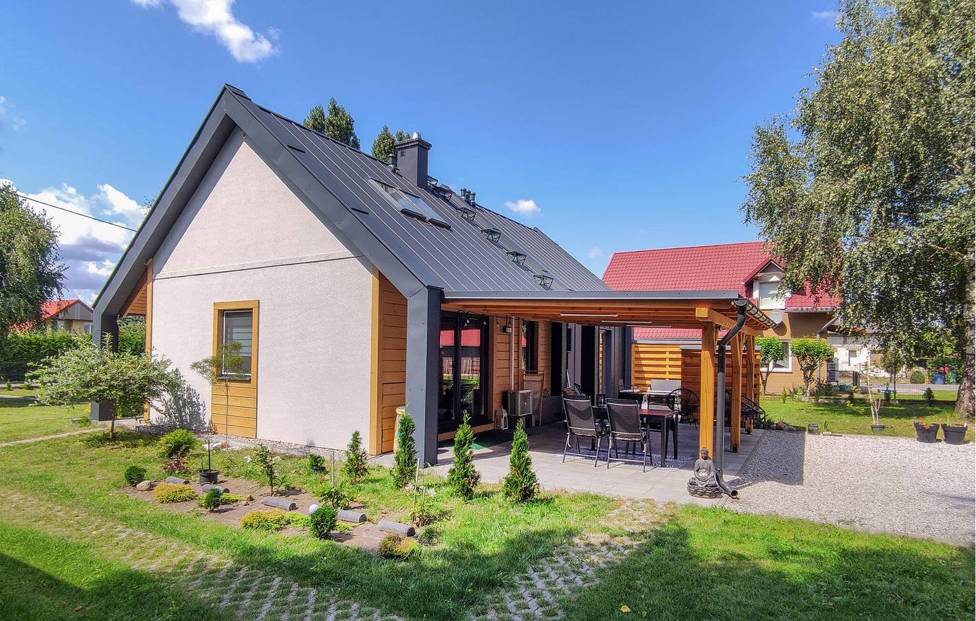Ferienhaus für 4 Personen mit Terrasse in Seenplatte von Ilawa