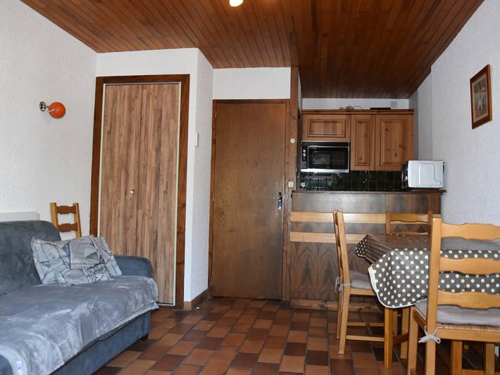 Studio pour 4 personnes, avec balcon