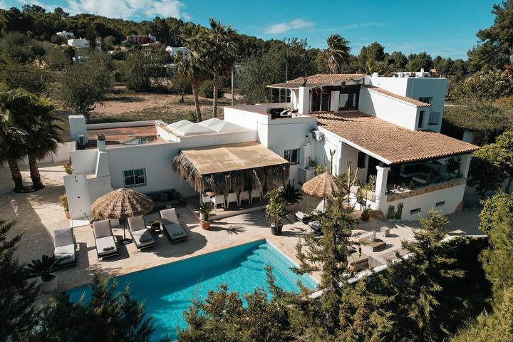Casa rural para 12 personas, con jardín en San Rafael de Sa Creu