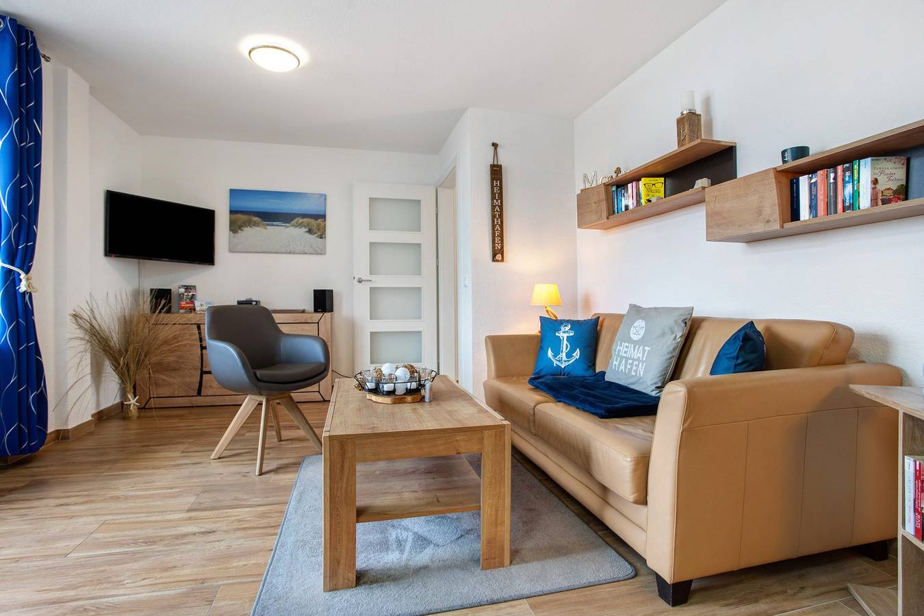 Appartement entier, Appartement 'Ferienwohnung Abendrot 299' avec vue sur le lac, balcon et Wi-Fi in Ueckermünde, Vorpommern Greifswald