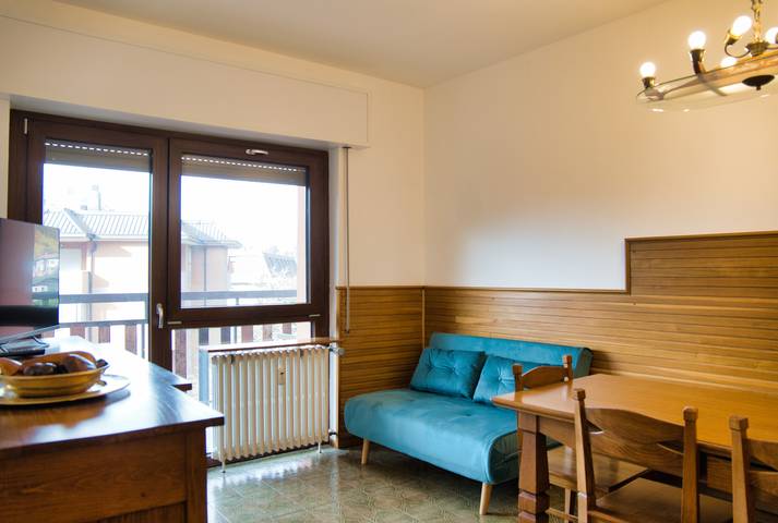 Appartement de vacances pour 4 personnes, avec Balcon ainsi que Piscine et Vue à Moggio