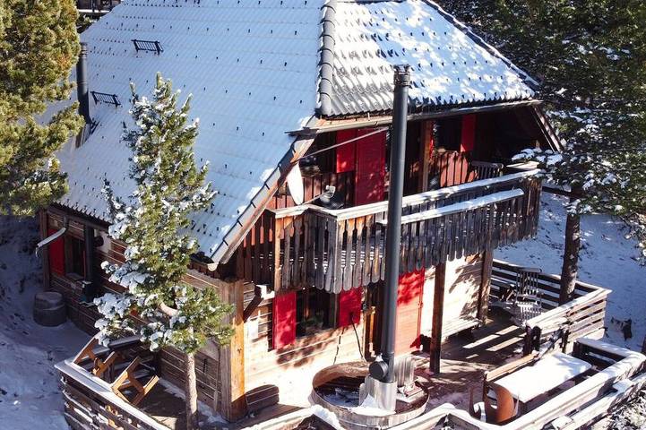 Chalet für 6 Personen, mit Balkon und Sauna sowie Garten, mit Haustier - 1