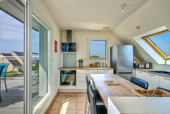 Location de vacances pour 6 personnes, avec jardin et balcon dans Plage Pentrez - 3