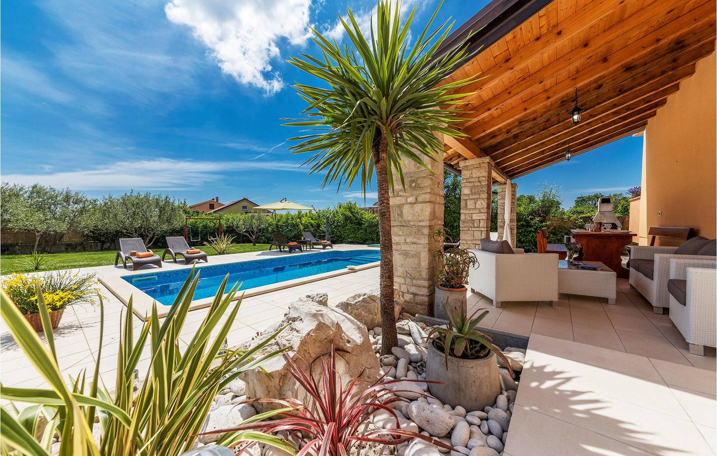 Ferienhaus für 8 Personen mit Terrasse in Peruski, Südküste Istrien
