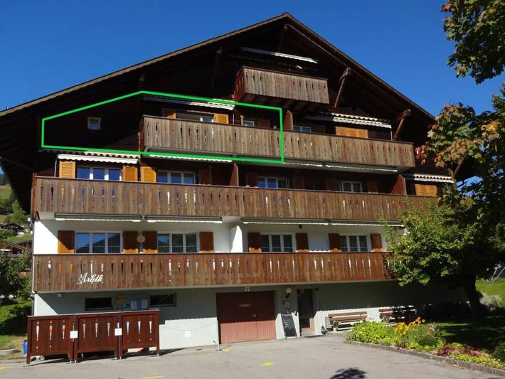 Chalet voor 3 personen, met Balkon in Saanen