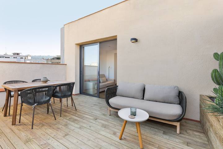 Appartamento per 2 persone, con terrazza a Eixample