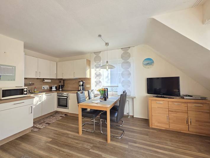 Ferienwohnung für 2 Personen, mit Balkon am Strand Norddeich