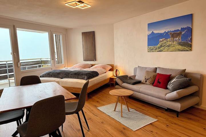 Ferienwohnung für 3 Personen, mit Pool in Scheidegg